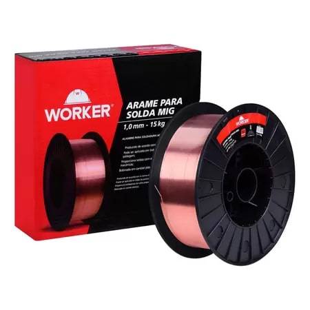 Arame Mig 1.0mm Carretel 15kg / Worker