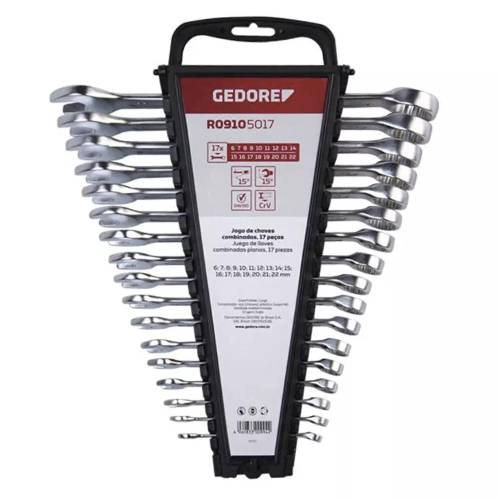 Jogo Chave Combinada 6 A 22mm 17 PÇs - Gedore Red