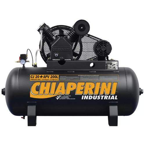 Compressor Ar 20 Apv Rch 200l C/mt 5hp 220 380v Ip21 - Chiaperini