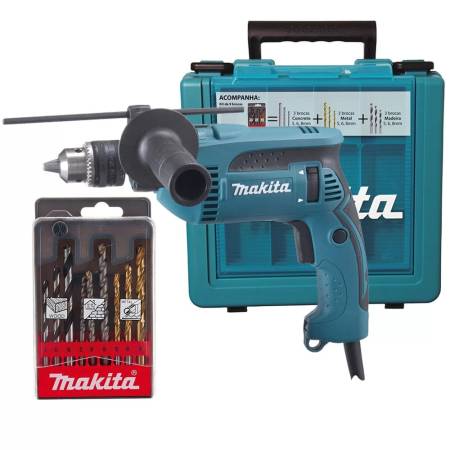 Furadeira Impacto 1/2´´ 760w 220v C/maleta E Jg Broca  - Makita