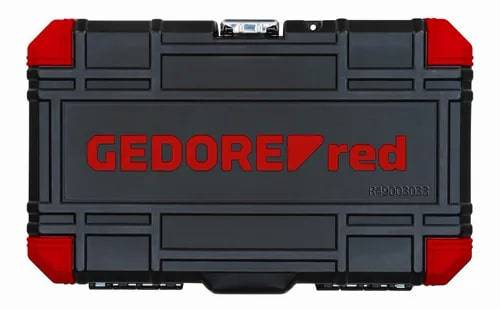 Jogo Soquete Sextavado 1/4 33pÇs - Gedore Red