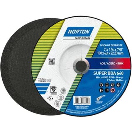 Disco Desbaste 7´´ X 1/4´´ X 7/8´´ - Bda640 - Norton