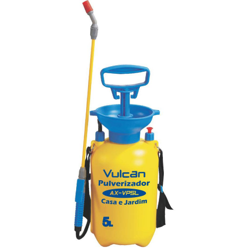 Pulverizador Manual 5 Litros Amarelo Vp5l - Vulcan